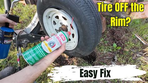 how to get skid steer tire back on bead|how to reseat tire beads.